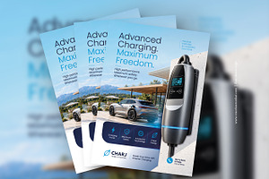 EV Charger Flyer Template