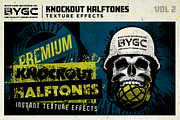 Knockout Halftone Textures Vol 2, a Texture Graphic by BackYard Graphics Co. (Thumbnail 2 of 7)