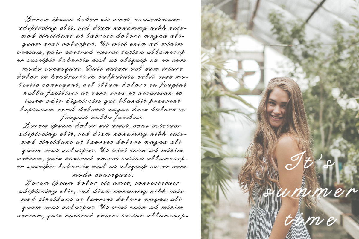 Charlotte Script Typeface preview 3