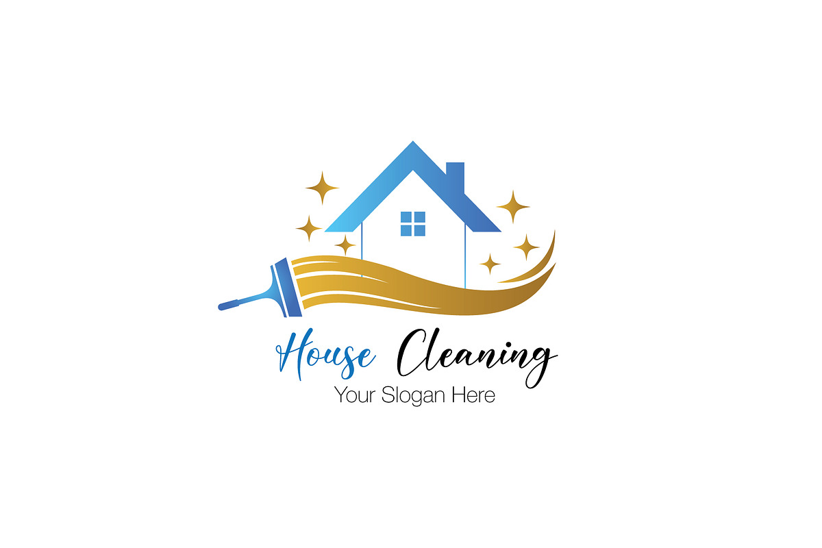 Modern Cleaning Service Logo, a Branding & Logo Template by YUDesignStore (Photo 10 of 10)