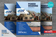 Power Washing Services Canva Flyer, a Flyer Template by PSDPixel (Thumbnail 1 of 4)