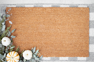 Doormat Mockup - Pumpkin