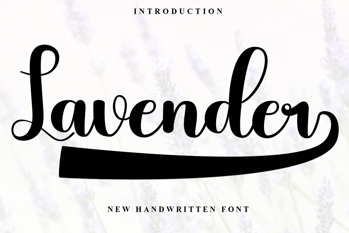Lavender, a Handwritten Font by FreshTypeINK (Photo 1 of 8)
