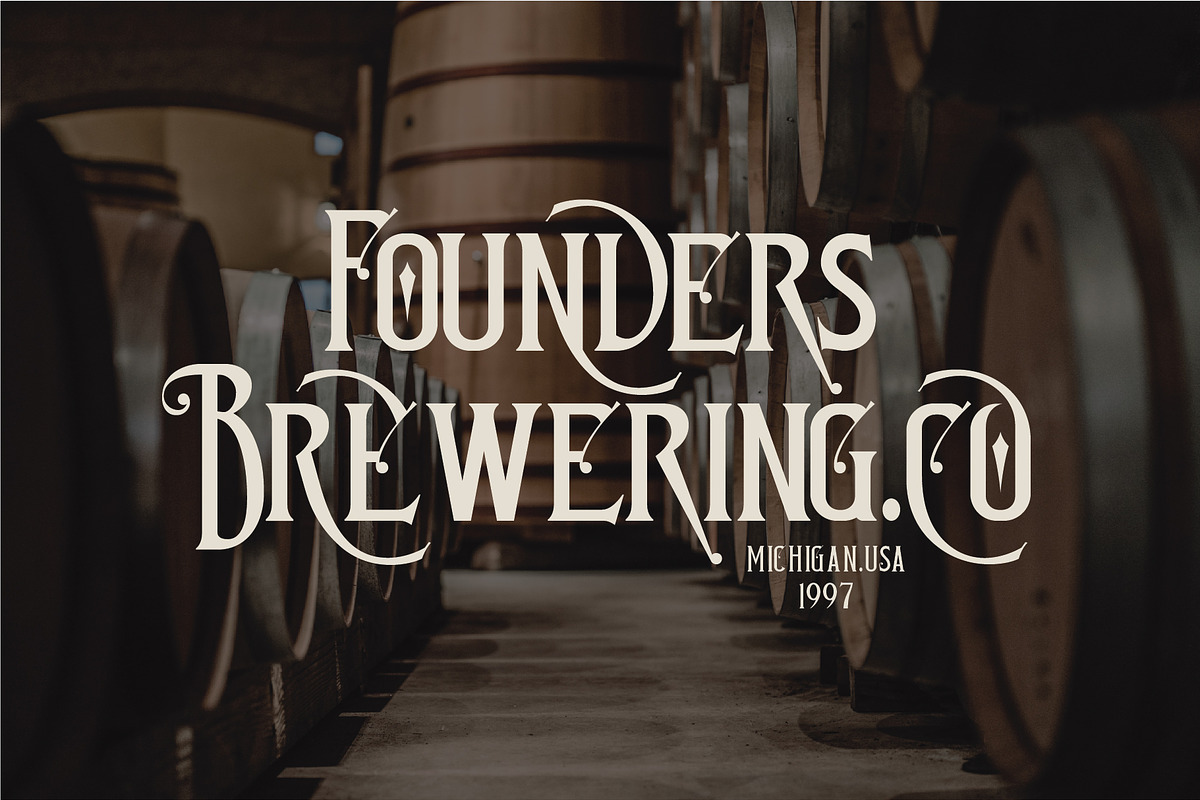 Archsara, a Serif Font by Burntilldead (Photo 3 of 12)