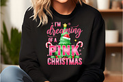 i'm dreaming of a pink christmas, an Illustration by DreamCafeArt (Thumbnail 3 of 6)