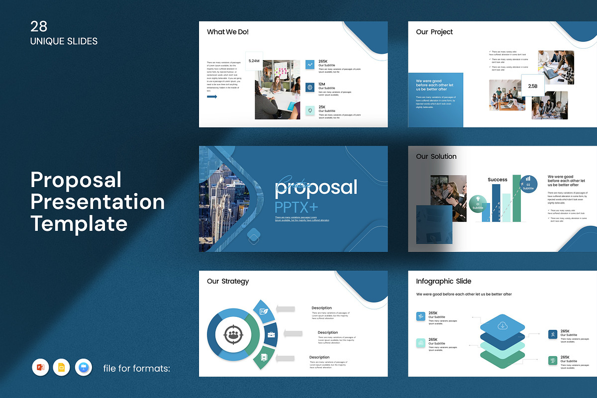 Creative Proposal Presentation, a Presentation Template by Slide_Genius1 (Photo 1 of 7)