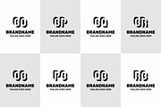 Letters BO OB BP PB BQ QB BR RB Logo, a Branding & Logo Template by Pray Art Design Studio (Thumbnail 1 of 2)