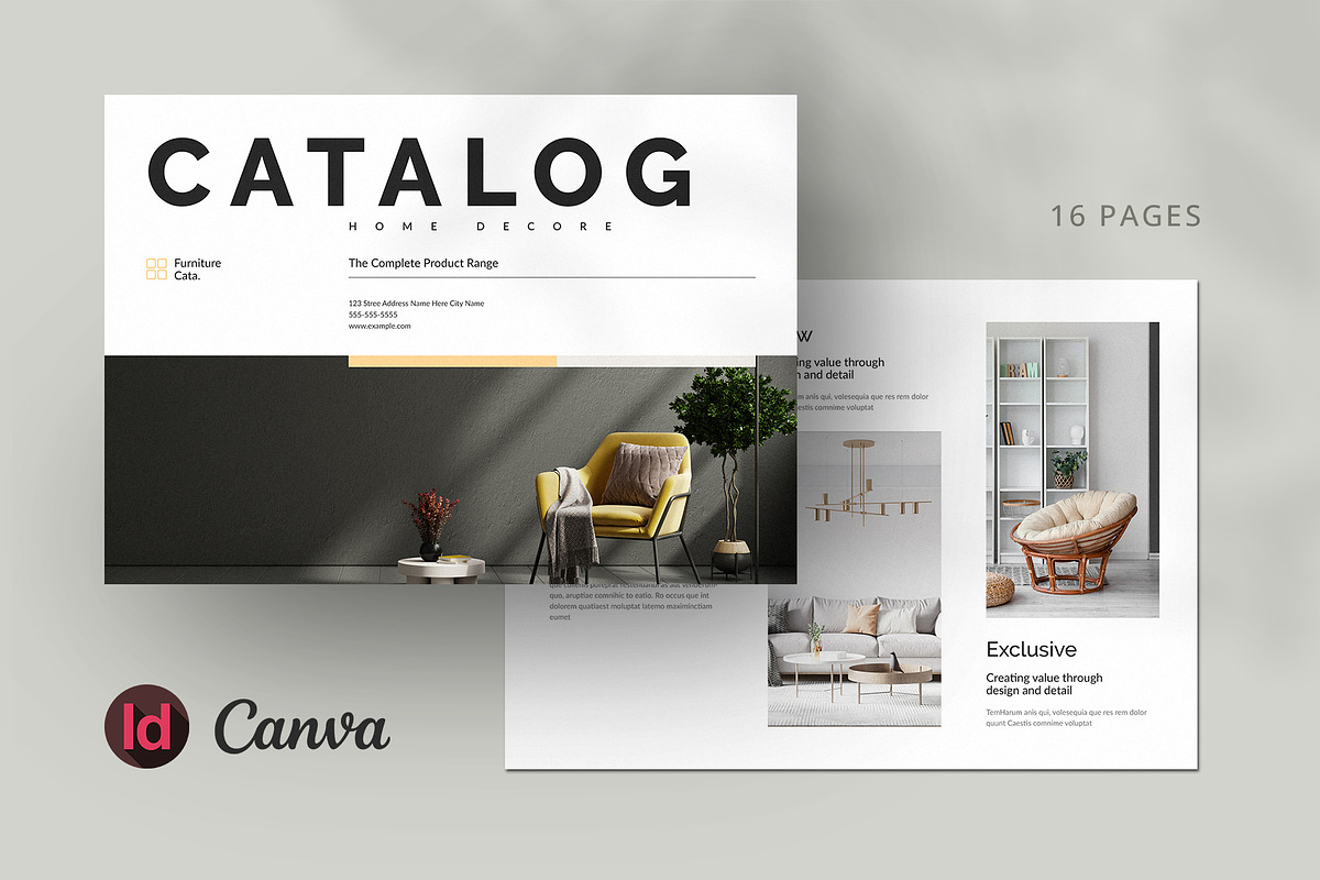 Product Catalog Landscape Canva, a Brochure Template by Pixelpick (Photo 1 of 9)