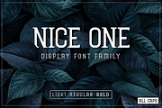 Nice One - Display Font, a Font by Mightyfire (Thumbnail 1 of 3)