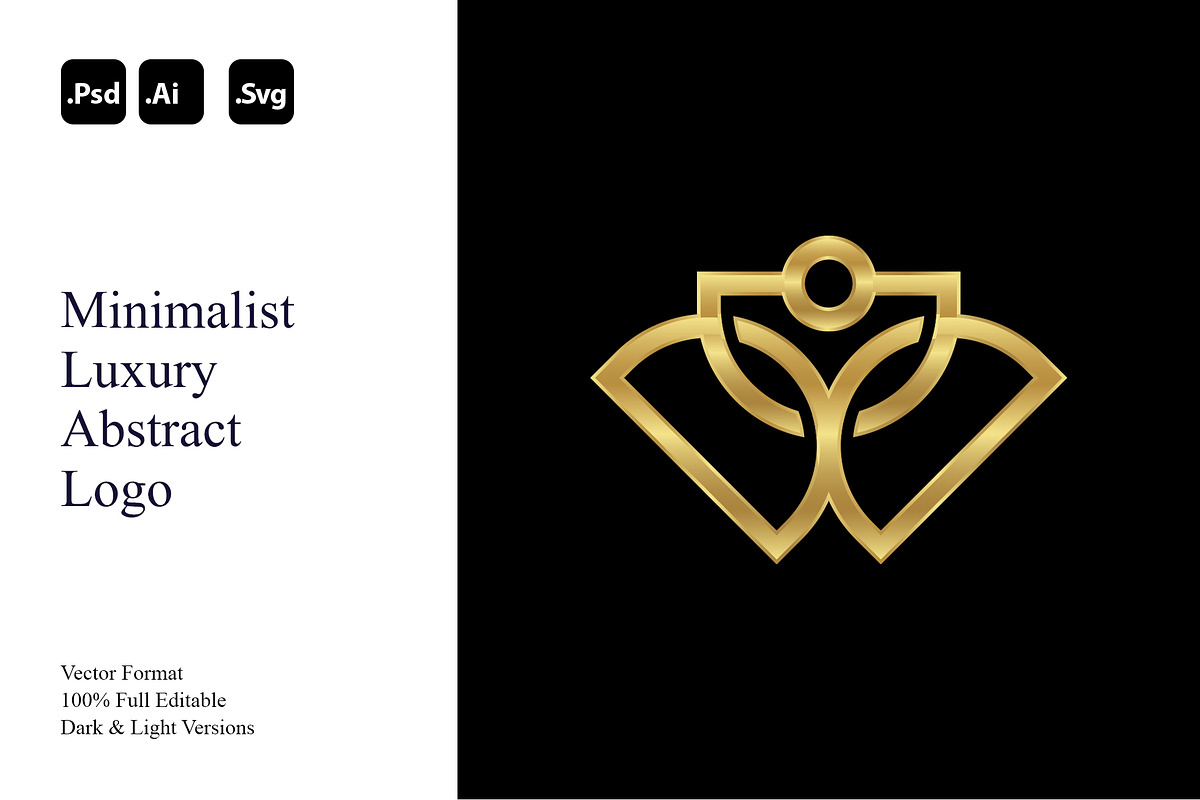 Minimalist Luxury Abstract Logo, a Branding & Logo Template by Luxury Logos (Photo 1 of 4)