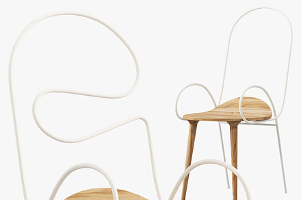 Sylph Chair by Atelier Deshaus, a Furniture 3D Model by 3dmitruk