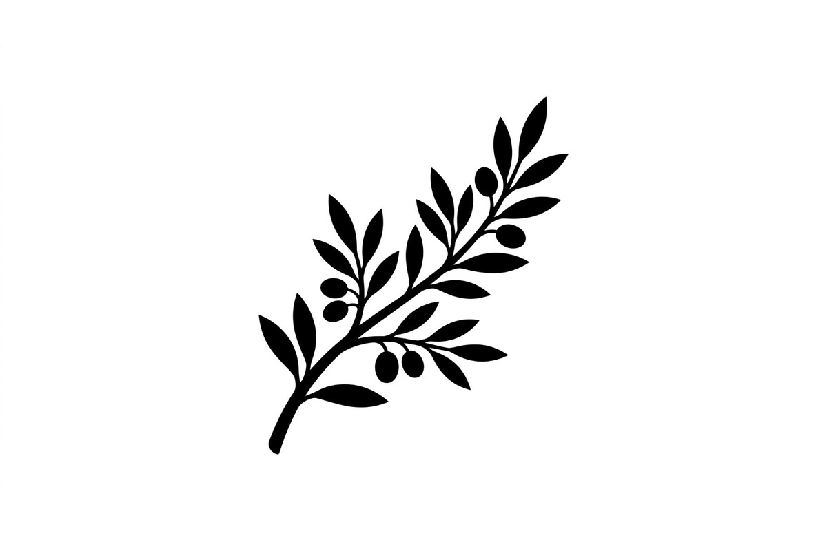 Olive Leaf Silhouette Collection, an Object Graphic by Designer_Momina (Photo 3 of 3)