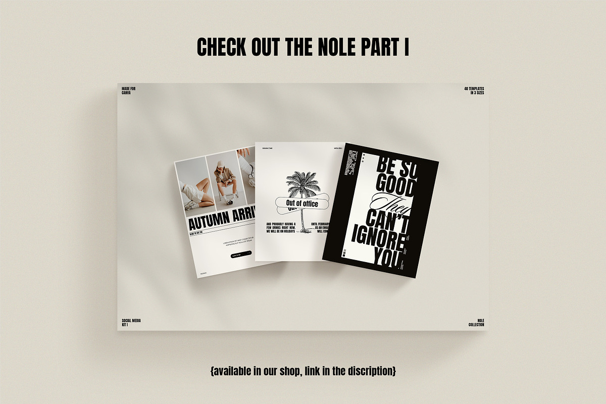 NOLE / Social Media Kit (III), a Social Media Template by Wildnun Studio (Photo 16 of 23)