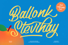 Ballonk Stevihay Bold Calligraphy