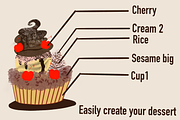 Food creation procreate brush, a Brush Add-On by Meisanmui (Thumbnail 2 of 8)