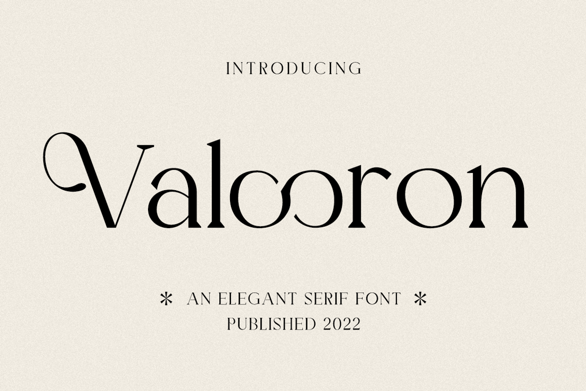 Valooron - Business Font, a Serif Font by RockboyStd (Photo 1 of 12)
