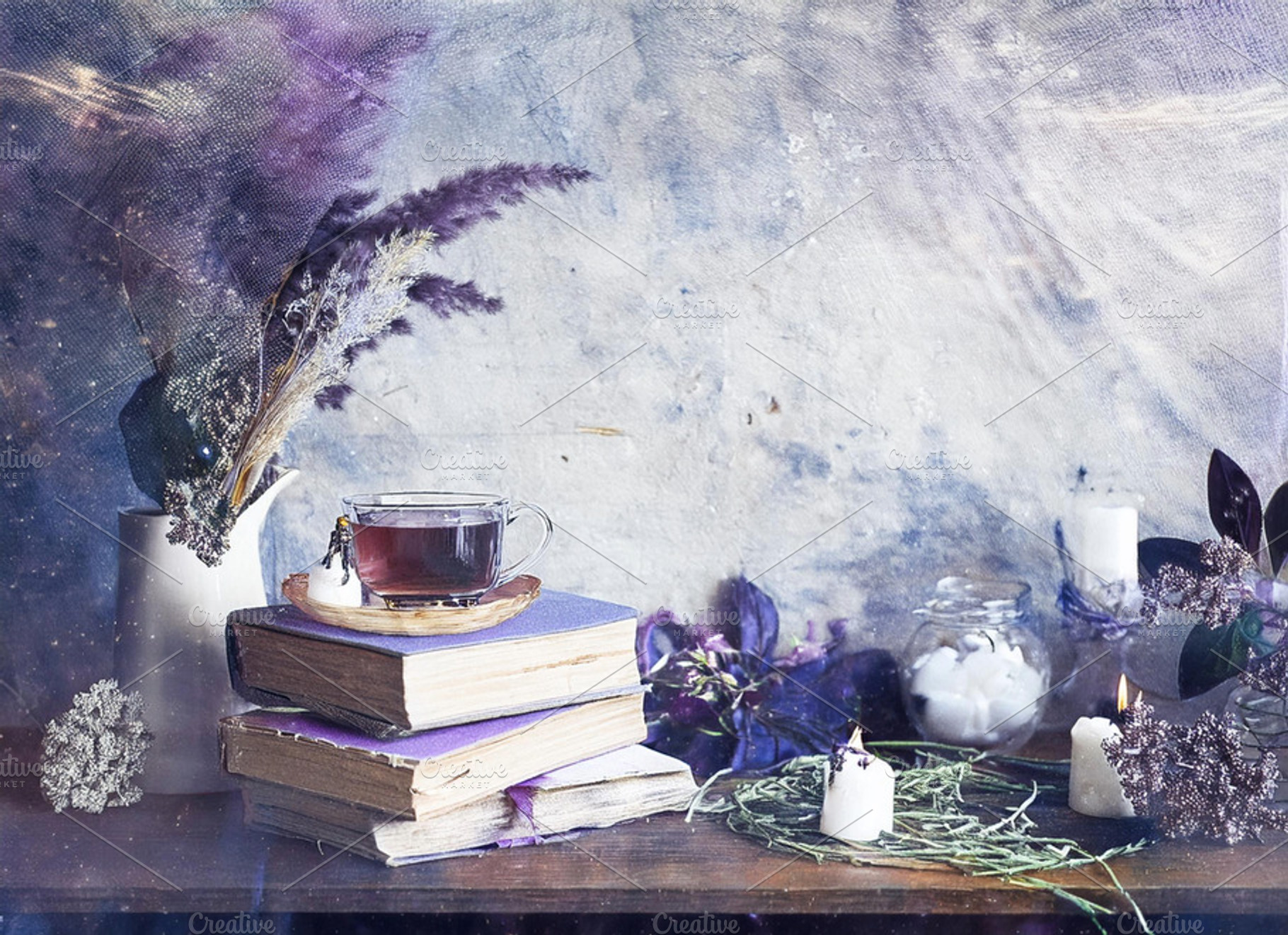Cottagecore Books 4, a Nature Photo by Coral Antler