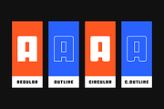 Grendo – A Bold Futuristic Typeface, a Sans Serif Font by alpercakici (Thumbnail 2 of 20)