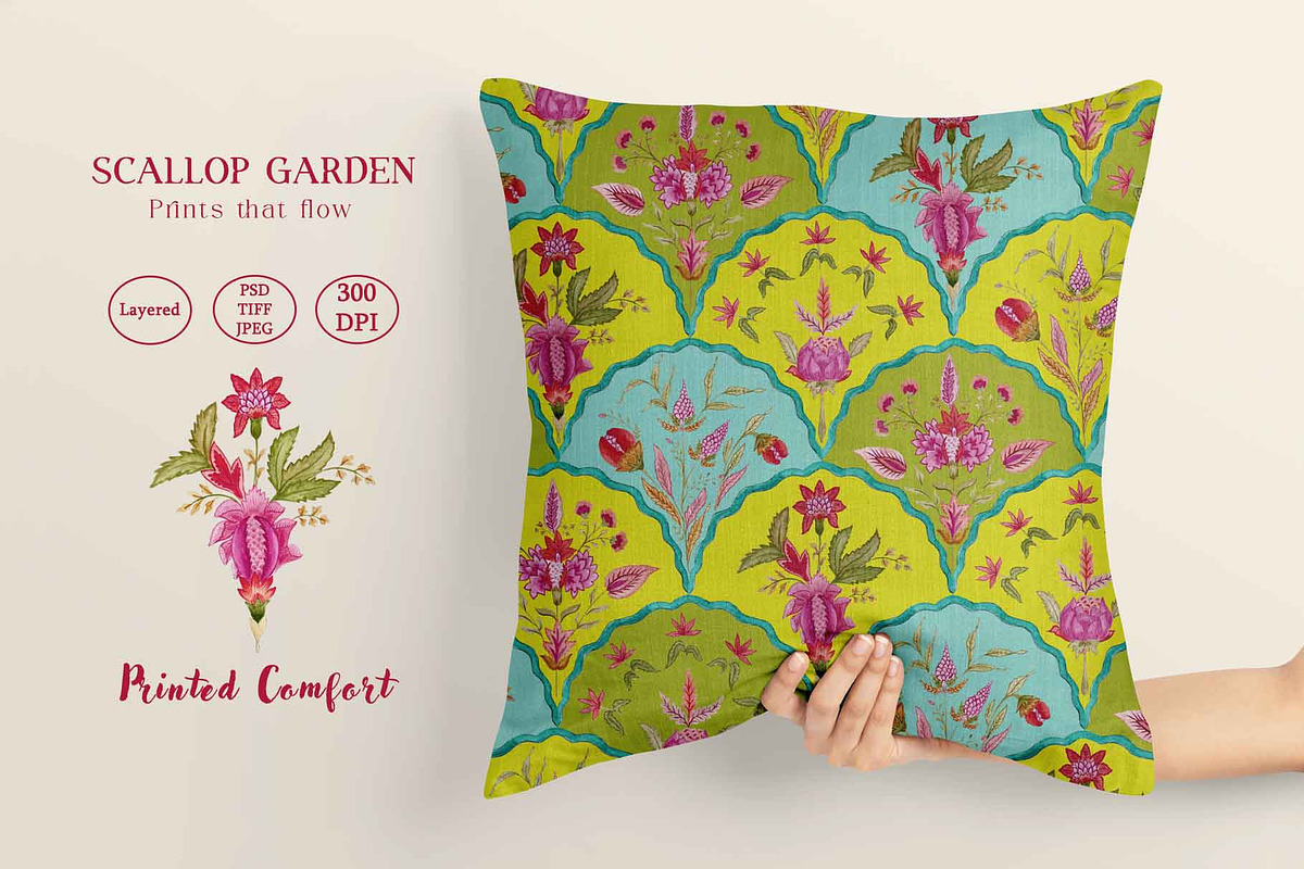 Scallop Garden Pattern, a Pattern Graphic by GND ART STUDIO (Photo 3 of 8)