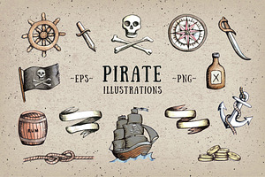 Pirate Illustrations