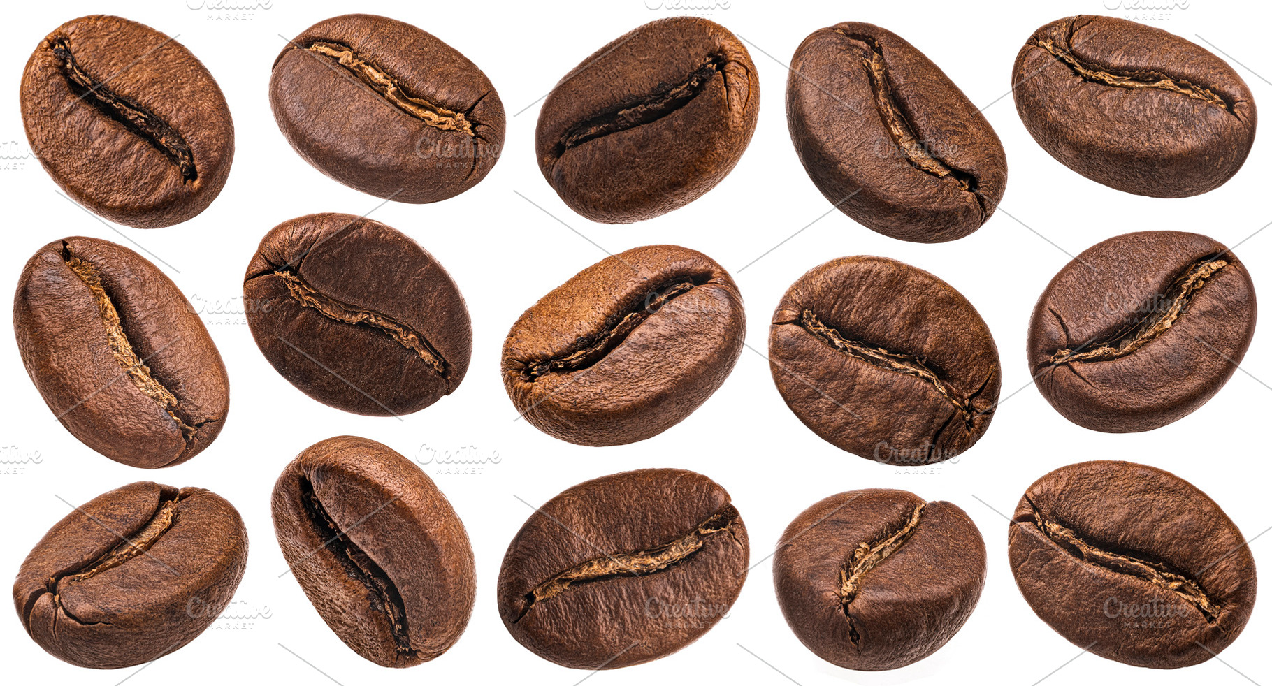 Roasted coffee beans isolated, a Food & Drink Photo by Max Lashcheuski