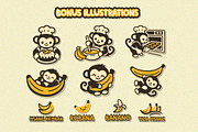 Banacake – Playful Banana Font, a Handwritten Font by NTC Graphic (Thumbnail 6 of 9)