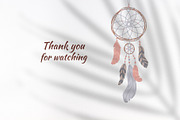 Macrame bohemian collection, a Decorative Illustration by Anna Summer (Thumbnail 7 of 7)