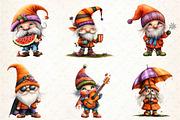 Stylish Gnome Clipart, an Illustration by DreamCafeArt (Thumbnail 4 of 8)