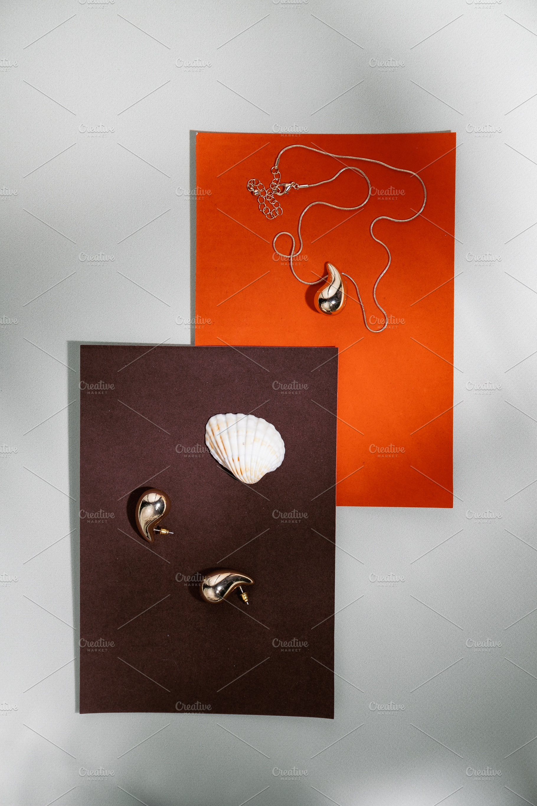 Stylish jewelry composition with gol, a Beauty & Fashion Photo by Edalin's Store