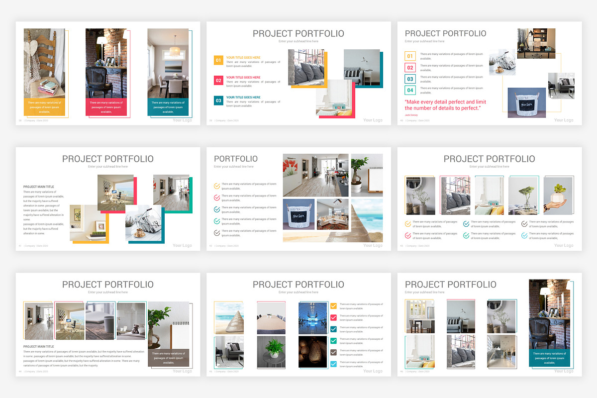 Portfolio Google Slides Template, a Presentation Template by SlideOne