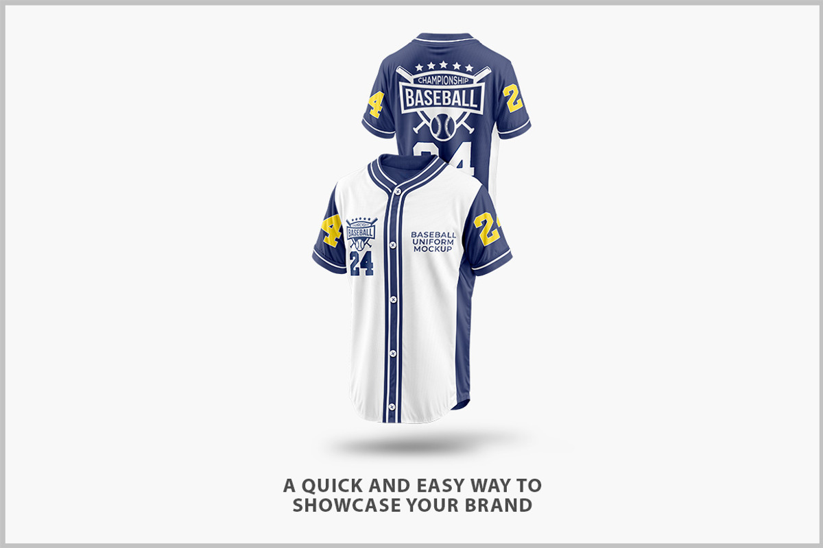 Jersey Baseball Mockup PSD, a Shirt Mockup by Bruno's Shop (Photo 2 of 4)
