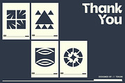 Geometric Logo Template Vol 6, a Solid Icon by Tekuni (Thumbnail 10 of 10)