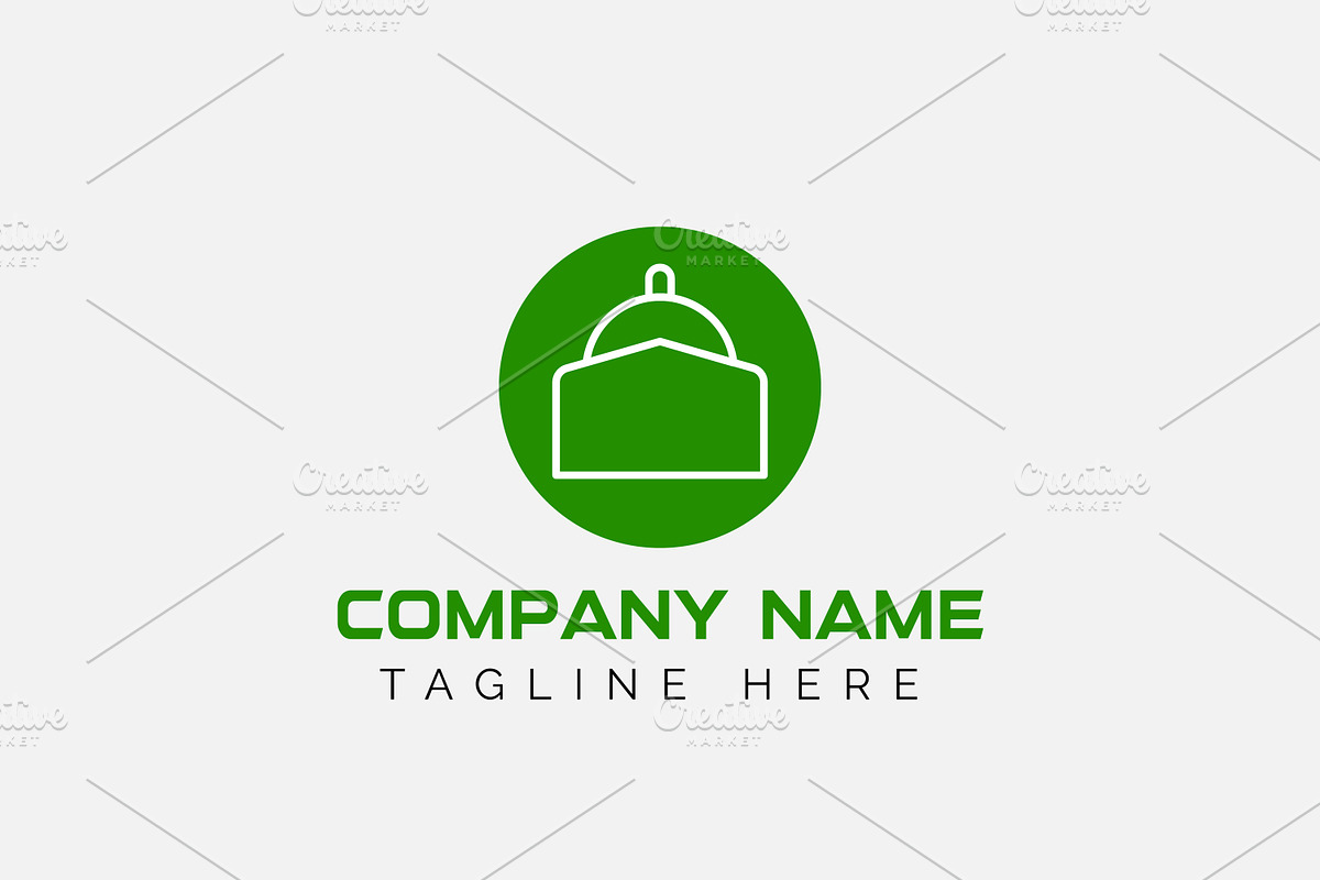 Mosque Islamic logo concept, a Branding & Logo Template by Toufiqul
