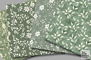 Sage Green Distressed Cottagecore, a Pattern Graphic by Fine Purple Elephant (Thumbnail 4 of 5)