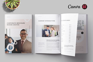 Corporate Brochure | Canva, a Brochure Template by Pixelpick