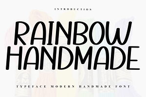 Rainbow Handmade, a Serif Font by InermediaSTUDIO