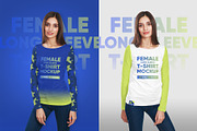 Female Long Sleeve T-Shirt Mockups, a Shirt Mockup by Hi, Mock-Up! (Thumbnail 4 of 9)