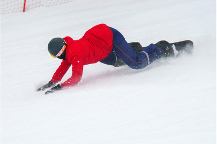 Person in a red jacket and black, a Sports & Recreation Photo by darksoul72