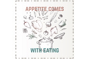 Hand-drawn Cooking and Food Icons, a Decorative Illustration by Margo Miller (Thumbnail 45 of 48)