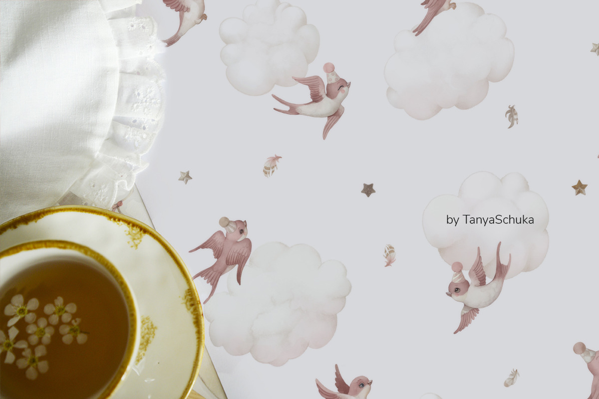 balloon Watercolor Graphics patterns, an Animal Illustration by TanyaSchuka (Photo 7 of 10)