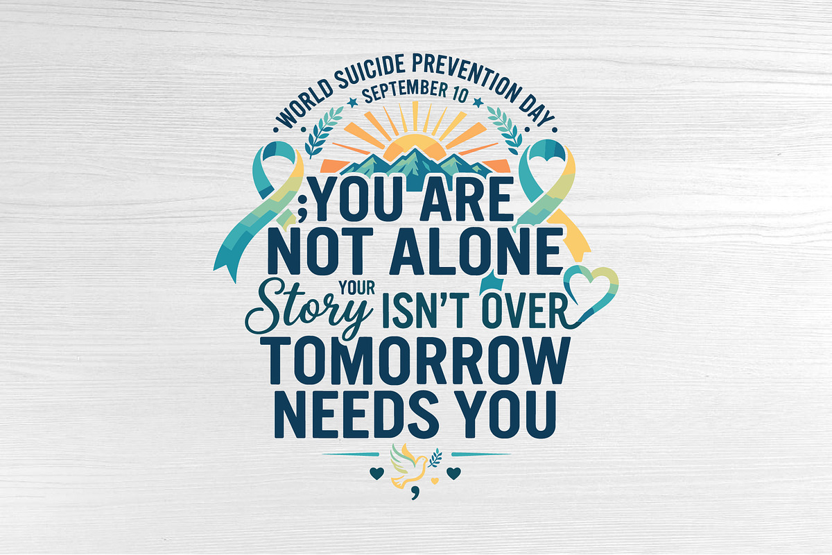World Suicide Prevention Day Design, a Healthcare Illustration by Artivon (Photo 4 of 5)