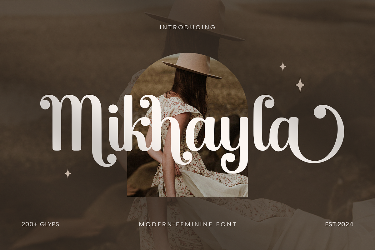 Mikhayla, a Script Font by Mozatype (Photo 1 of 10)