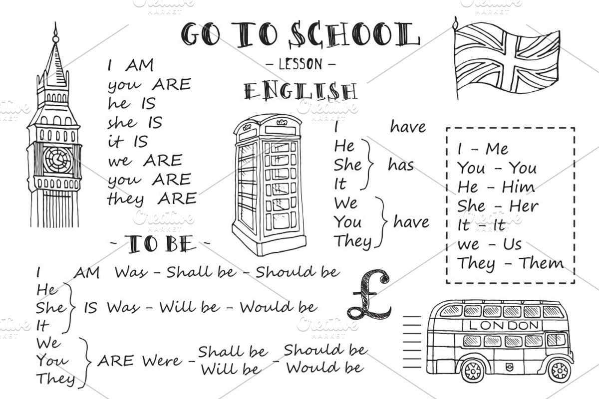 Go to school. Doodle set, an Education Illustration by WINS Doodle shop (Photo 9 of 10)
