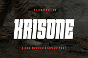 Krisone - Font, a Sans Serif Font by artchiles_design (Thumbnail 1 of 5)