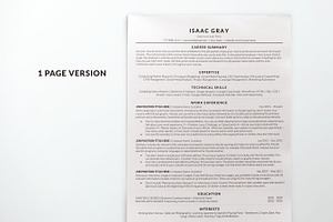 Resume Templates ATS Simple Design