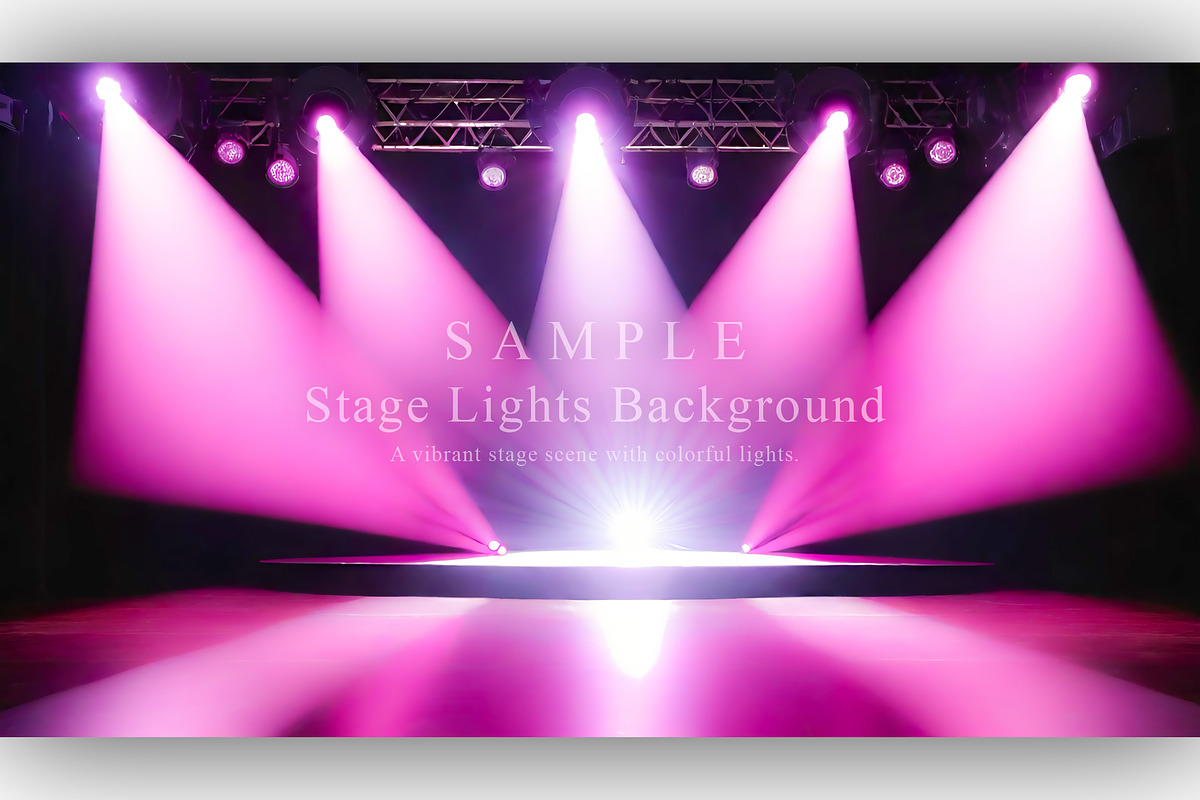 15 Stage Lights Background, a Background Graphic by NOMO DESIGN (Photo 2 of 16)
