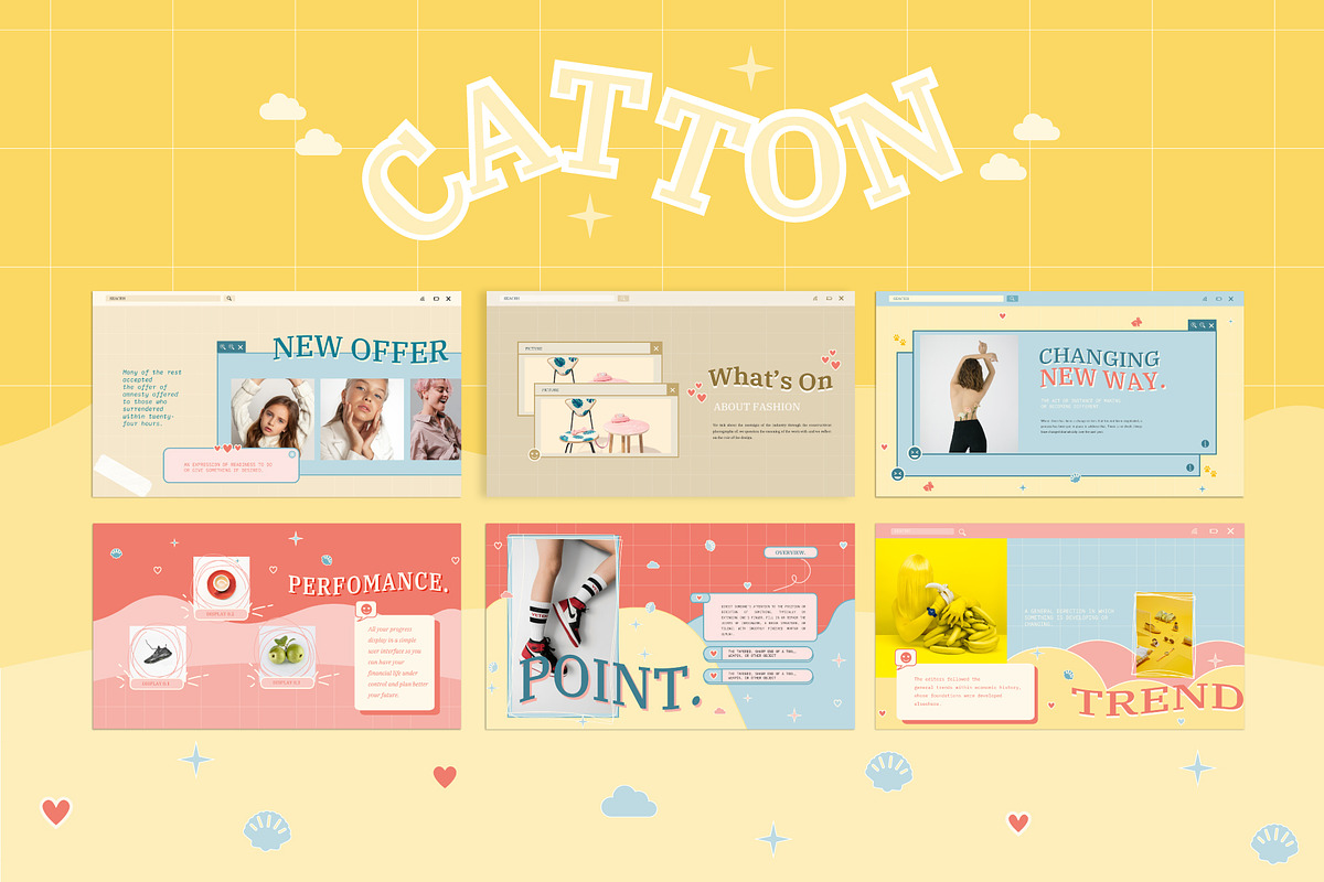 Catton Cute Pastel Powerpoint, a Presentation Template by Visualin.std (Photo 10 of 11)
