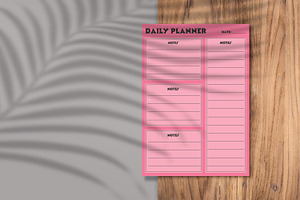 Daily Planner Sheet Design -42