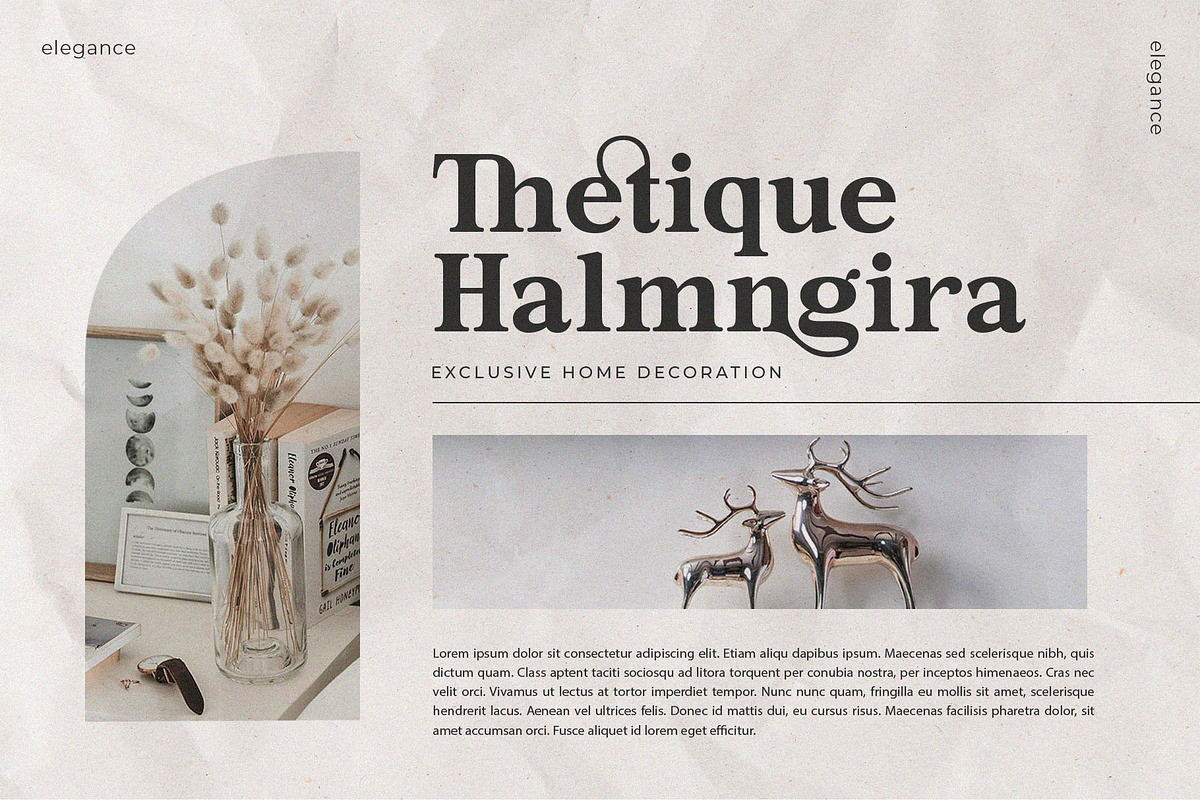 Reilbang - Elegant Display Serif, a Serif Font by Jimoji (Photo 7 of 11)