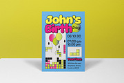 Pink Y2K Kids Birthday Invitation, an Invitation Template by graphicook (Thumbnail 3 of 3)